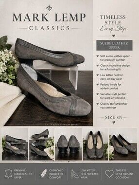 MARK LEMP Classics Suede Leather Upper 8N